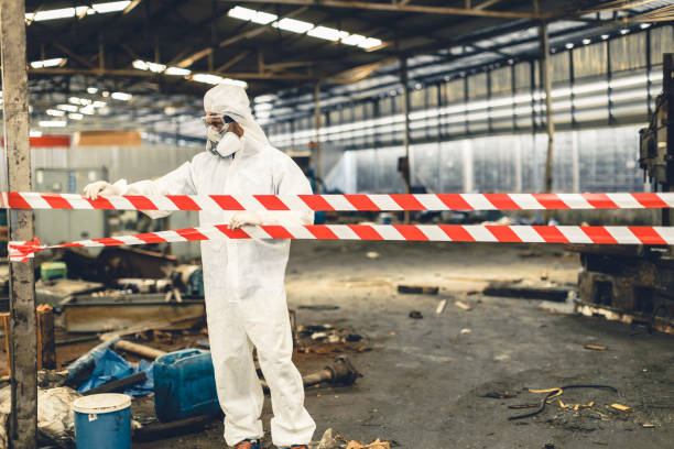 Professional Drug Lab Cleanup technician working in Modena, PA